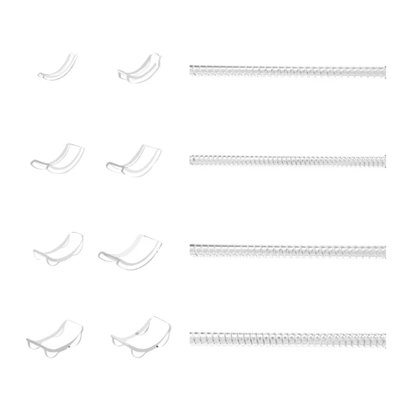 8/12/34 Pcs/Set Silicone Invisible Clear Ring Size Adjuster Guard Tightener Resizing Jewelry Tools Resizer Loose Rings