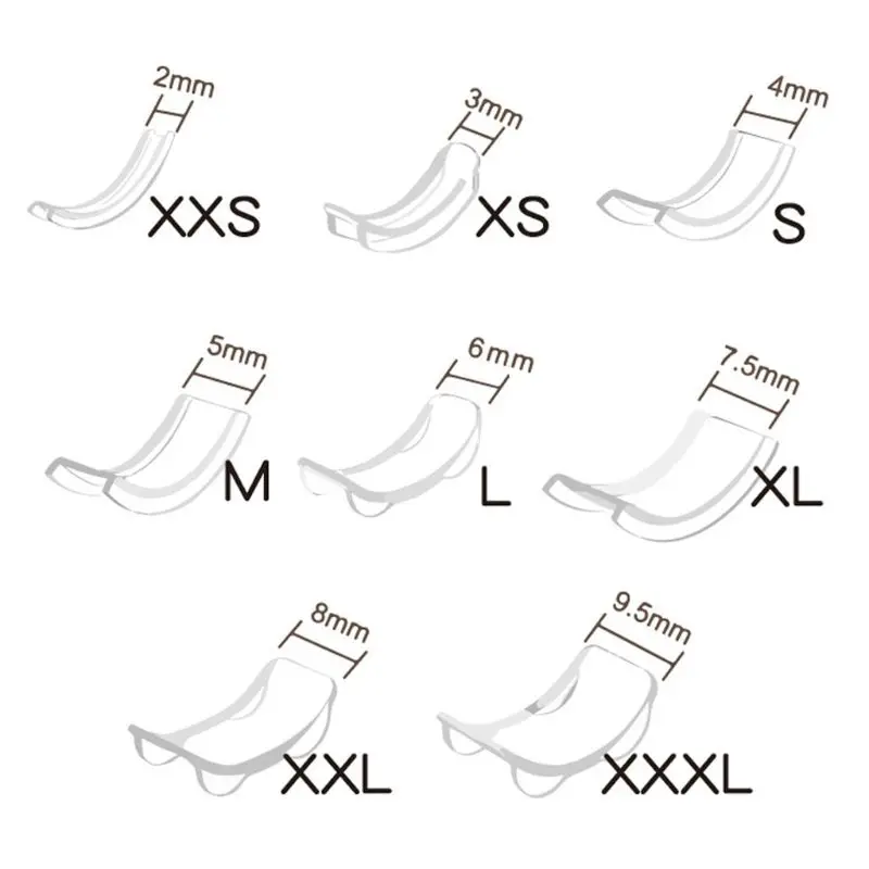 8/12/34 Pcs/Set Silicone Invisible Clear Ring Size Adjuster Guard Tightener Resizing Jewelry Tools Resizer Loose Rings