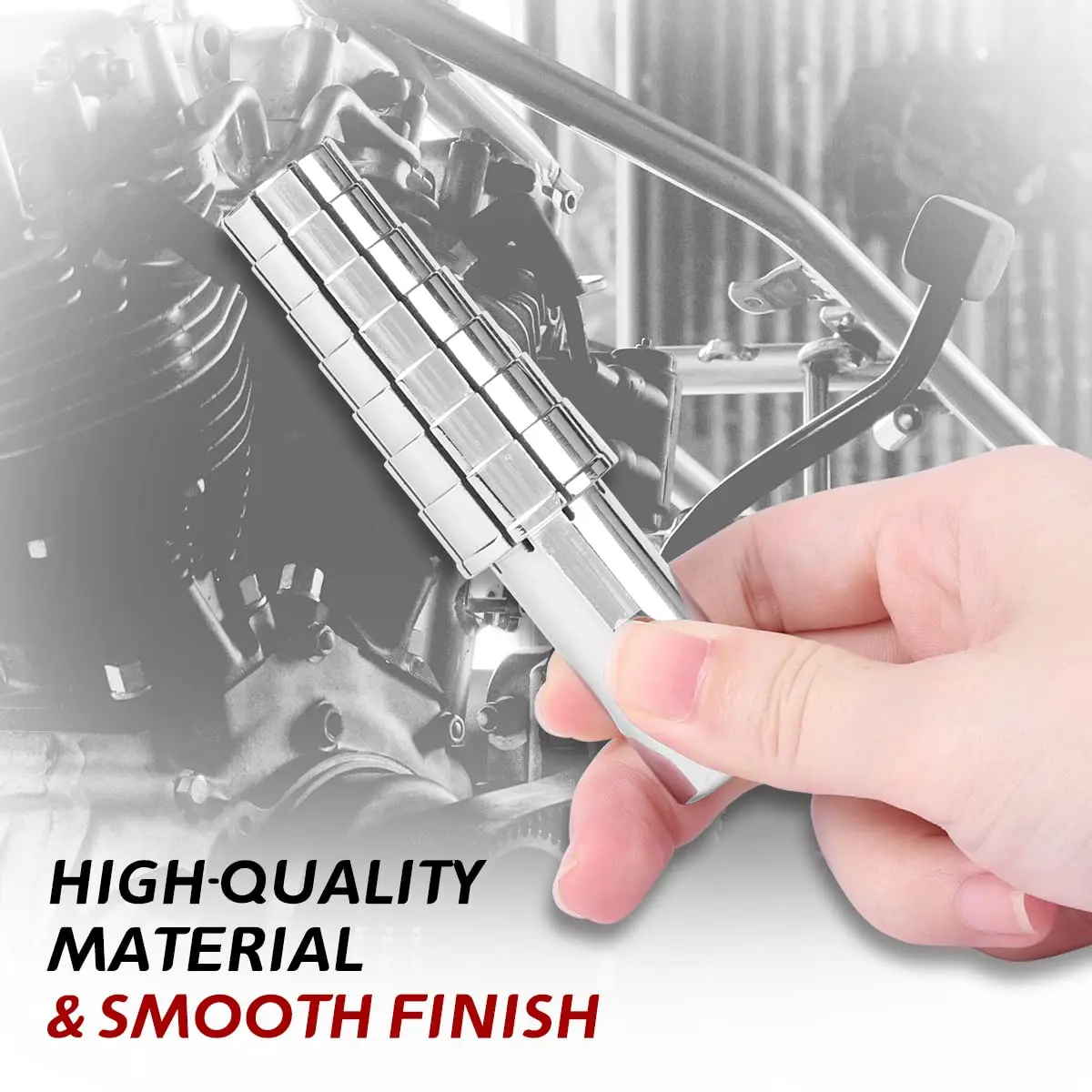 Expanding Stainless Steel Ring Mandrel with Hex Allen Key, Heavy Duty Ring Shaper Tool for Ring Turning and Ring Making, Ring S