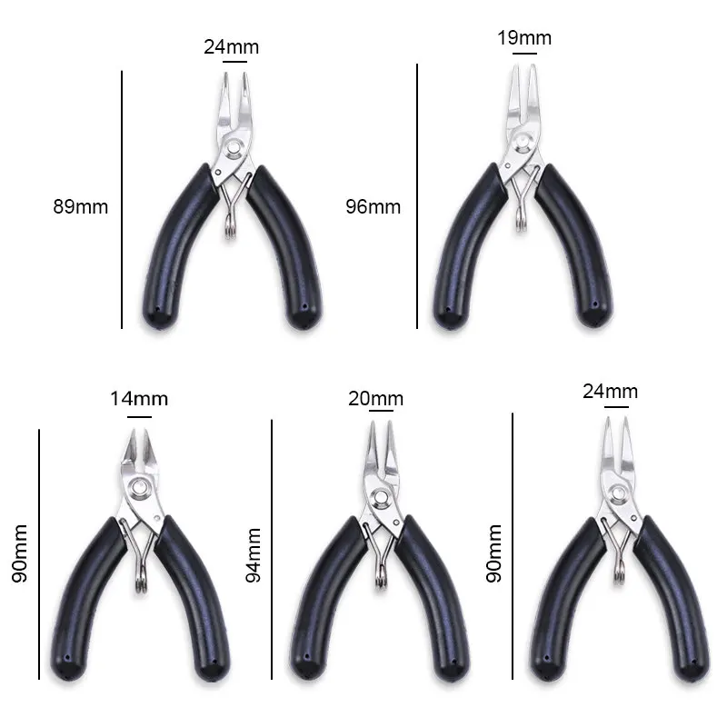 3PCS/Set Stainless Steel Pliers for Jewelry Making Supplies Wire Cutter Plier DIY Jewellery Repair Handcraft Tools Accessories