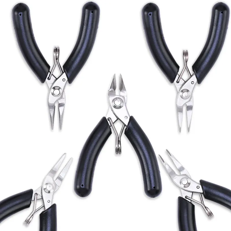 3PCS/Set Stainless Steel Pliers for Jewelry Making Supplies Wire Cutter Plier DIY Jewellery Repair Handcraft Tools Accessories