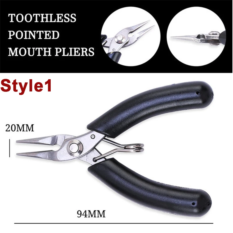 3PCS/Set Stainless Steel Pliers for Jewelry Making Supplies Wire Cutter Plier DIY Jewellery Repair Handcraft Tools Accessories