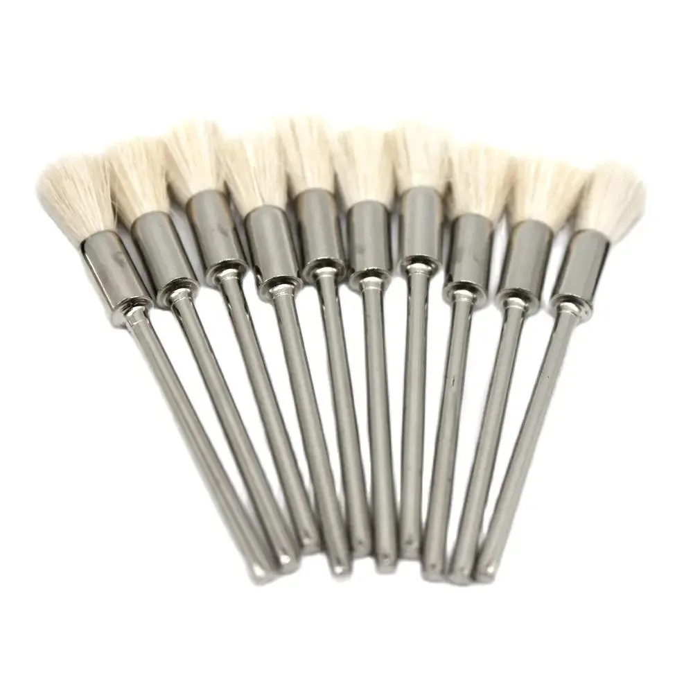 50pcs Polishing Wheels Bristle Brass Steel Wire Abrasive Brush Buffing Brushes Jewelry Making Tools