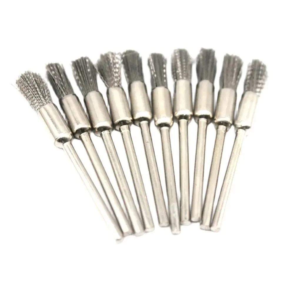 50pcs Polishing Wheels Bristle Brass Steel Wire Abrasive Brush Buffing Brushes Jewelry Making Tools