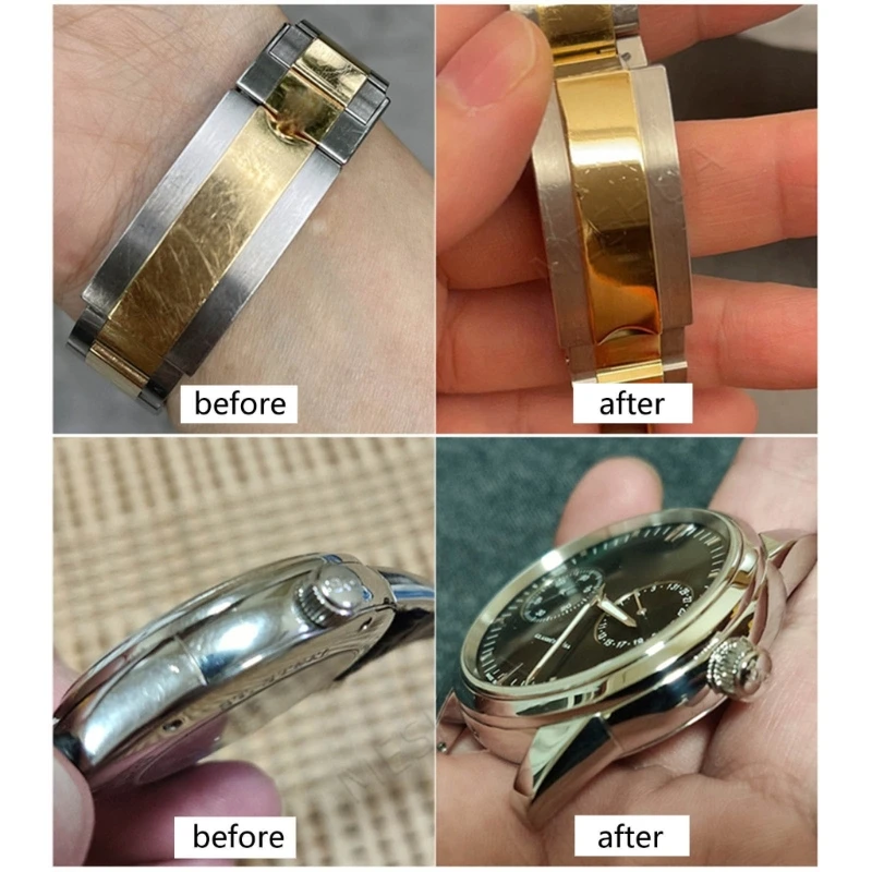 Professional Watch Polishing Cloth Watch Cleaning Cloth Wipe for Watch Makers