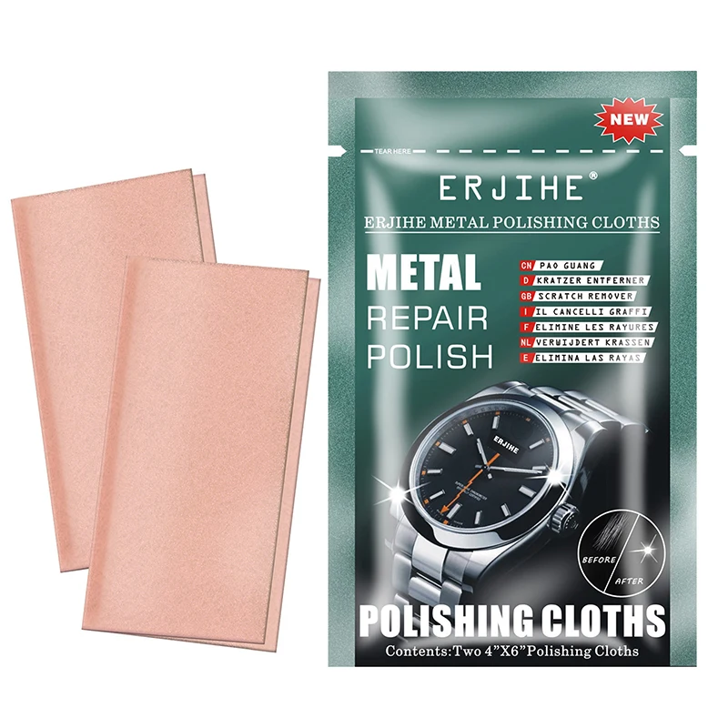 Hot Sale 1Pcs High Quality Metal Polishing Cloths For Jewelry Watch Scratch Repair Supplies Metal Scratch Repair Set