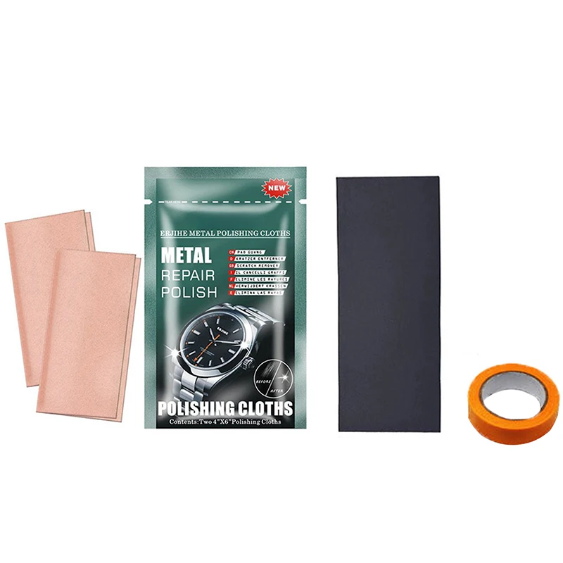 Hot Sale 1Pcs High Quality Metal Polishing Cloths For Jewelry Watch Scratch Repair Supplies Metal Scratch Repair Set
