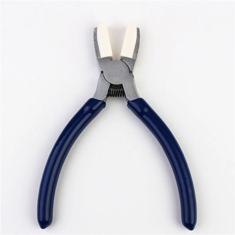 Nylon Jaw Pliers Carbon Steel Craft Plat Nose Pliers DIY Tools For Beading, Looping, Shaping Wire, Jewelry Making