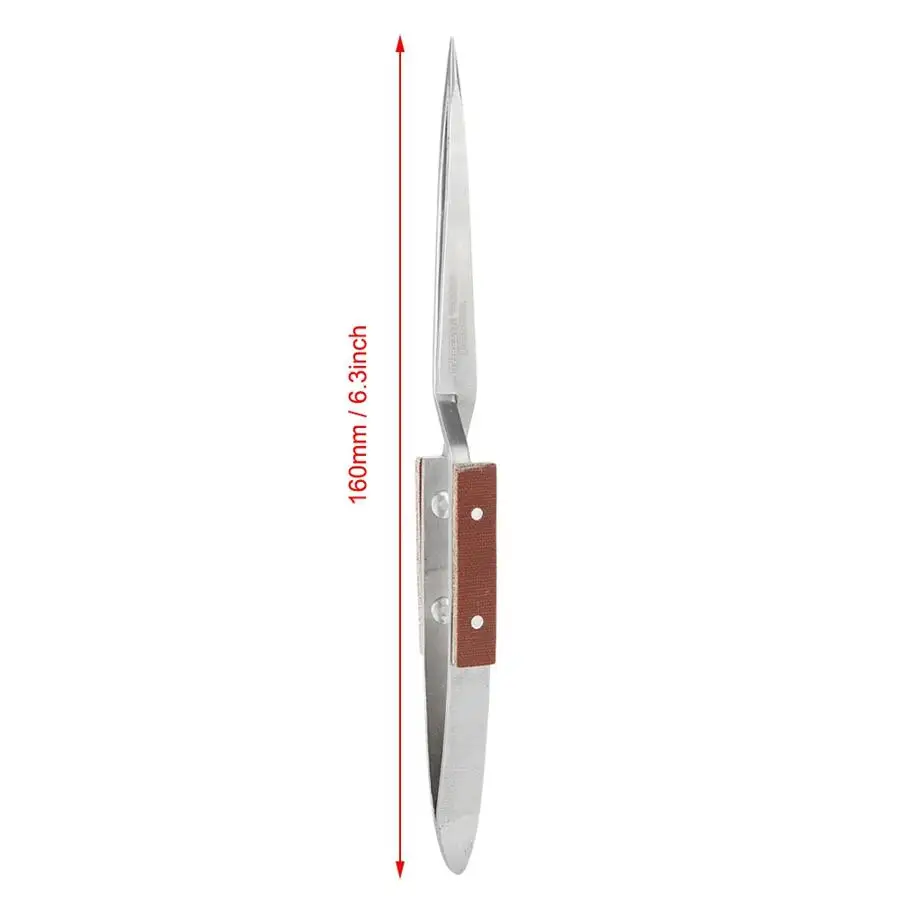 Jewelry Soldering Tweezers Straight Curved Tip Selflock Welding Tweezer Cross Locking Jewelry Making Tool Equipment for Jeweler