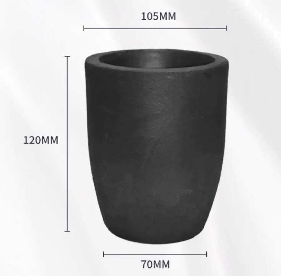 1pcs Silicon Carbide Crucible For Metals Carbide Stove Smelting Electric Furnace Melting Casting Refining SiC Crucibles Smelting