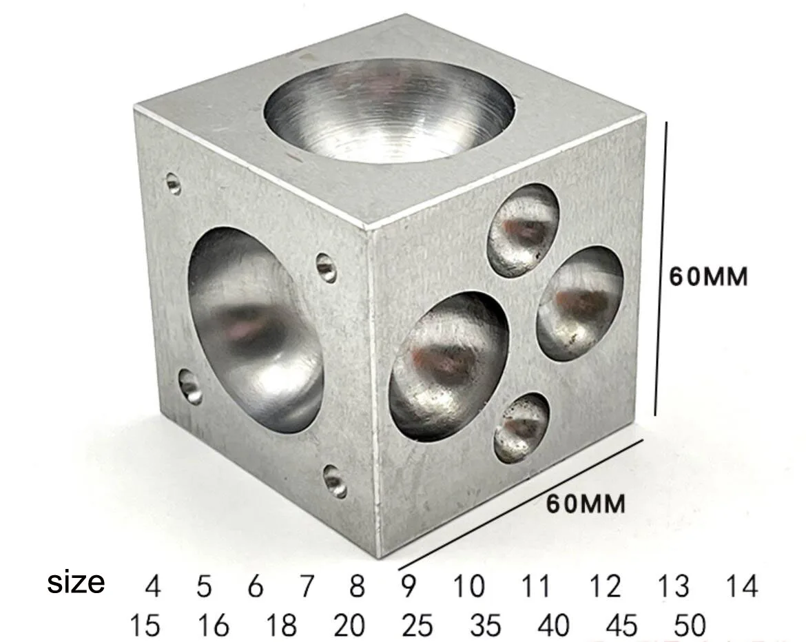 Dapping Block Professional Jeweler Metal Forming Shaping Tool for Jewelry Making