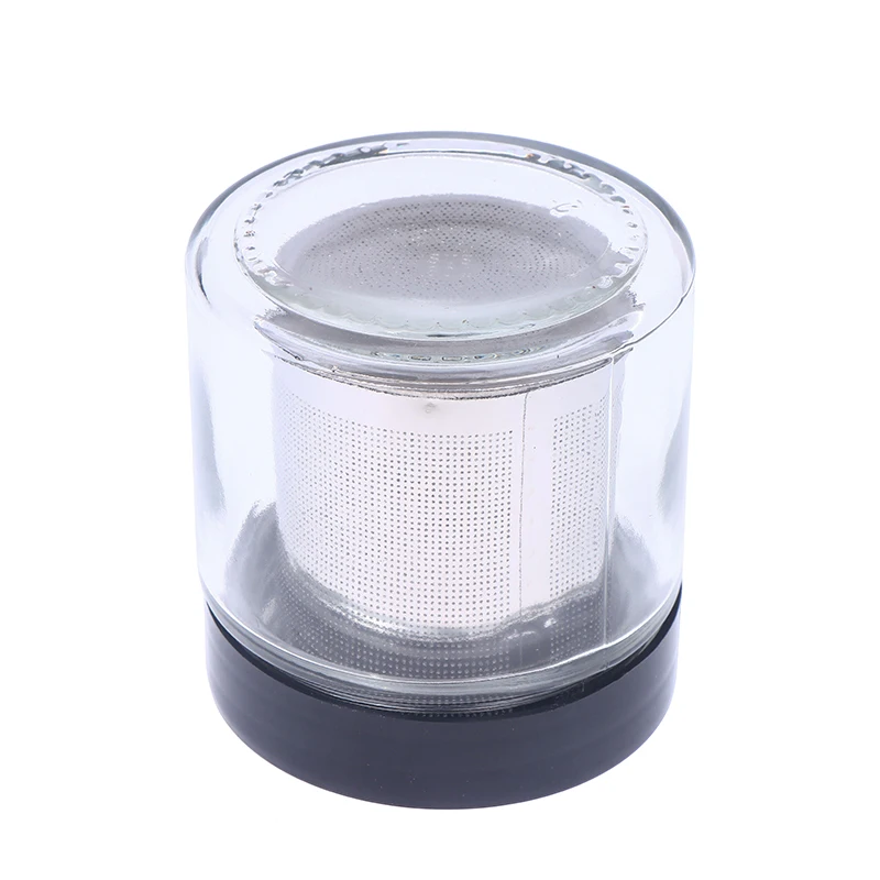 Jewelry Glass Cleaning Pot With Dustproof Lid For Watchmaker For Beads Necklace Rings Cleaning Jar Diamond Washing Cup