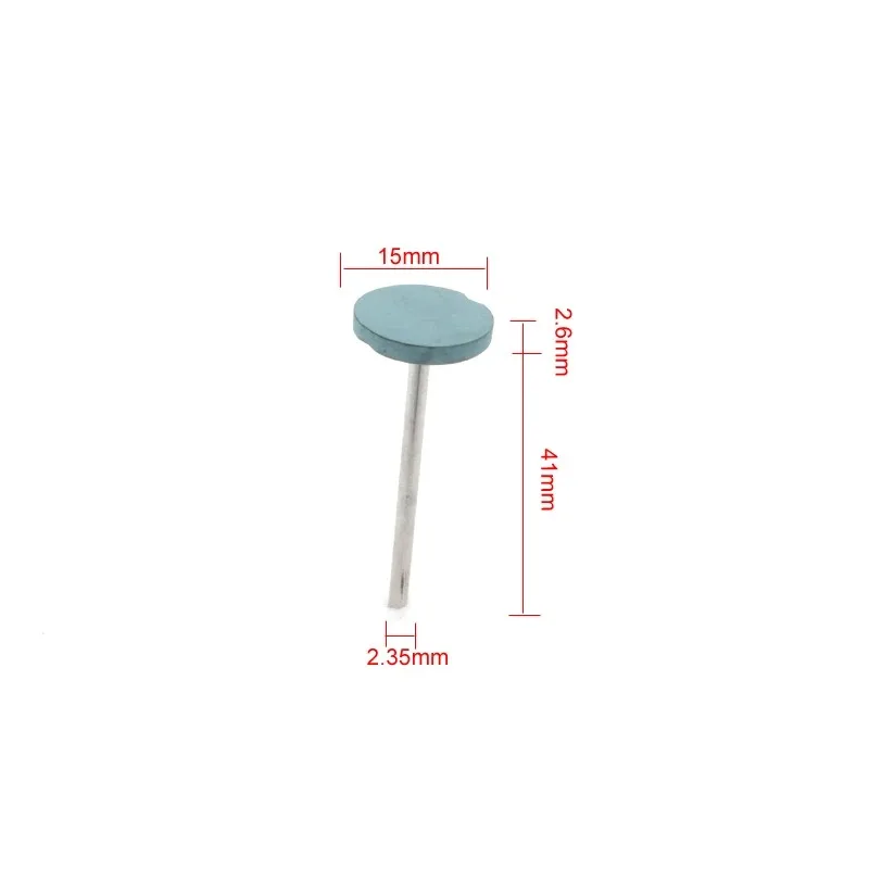 12 Pieces Rubber Polishing Wheels Jewellery Buffing Abrasive Wheel 2.35 Shank Multi Purpose Grinding Head Kit Jewelry Tools