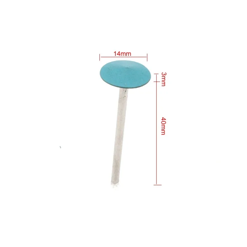 12 Pieces Rubber Polishing Wheels Jewellery Buffing Abrasive Wheel 2.35 Shank Multi Purpose Grinding Head Kit Jewelry Tools