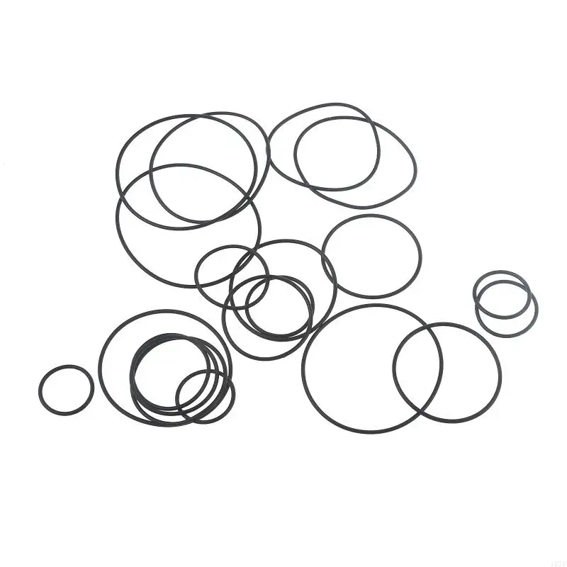 157F 20Pcs 1.5mm Cassette Tape Rubber DVD Cassette Tape Recorder Turntable Strap Belt Durable Rubber Belts