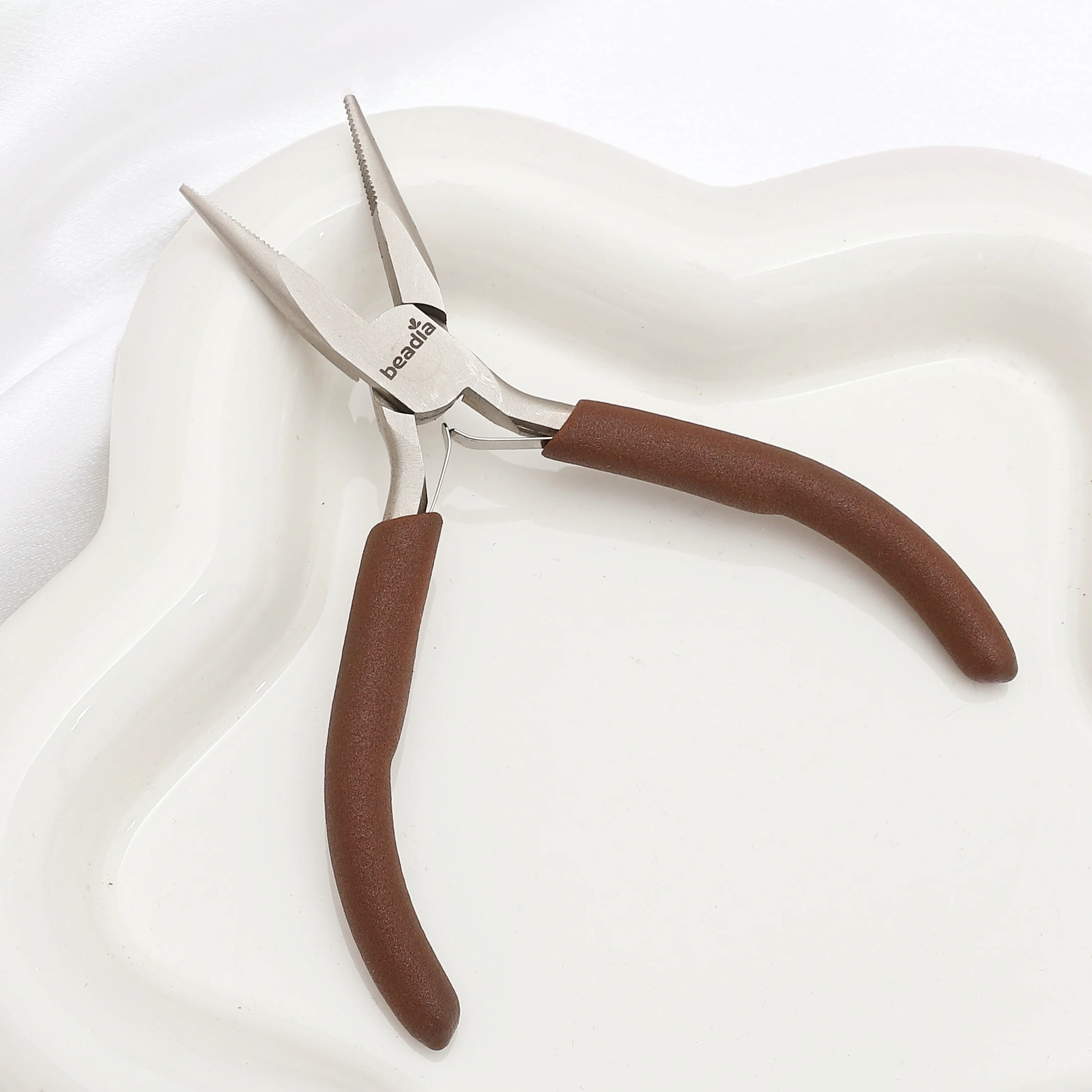 Jewelry Pliers Tools and Equipment Kit, Needle Round Bent Nose, Cutting Wire, Handmade Accessories, 1Pc