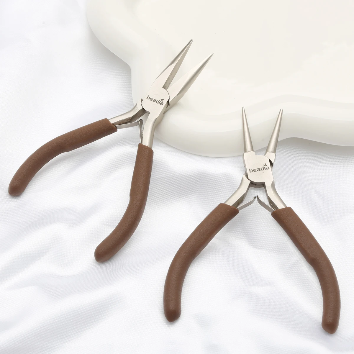 Jewelry Pliers Tools and Equipment Kit, Needle Round Bent Nose, Cutting Wire, Handmade Accessories, 1Pc