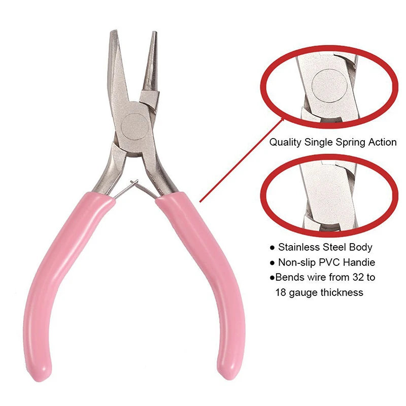 Professional Jewelry Pliers Beading Pliers Jewelry Repair Pliers Wire Wrapping Tool Craft Supplies For DIY Jewelry Making
