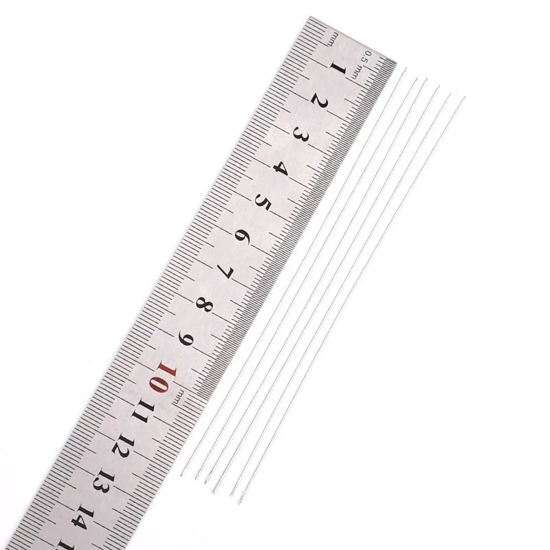 30PCS Metal Beading Needles for Beads 40/55/80/100/120MM Jewelry Bracelet Necklace Making Pins Cord Tools Pins DIY Tool