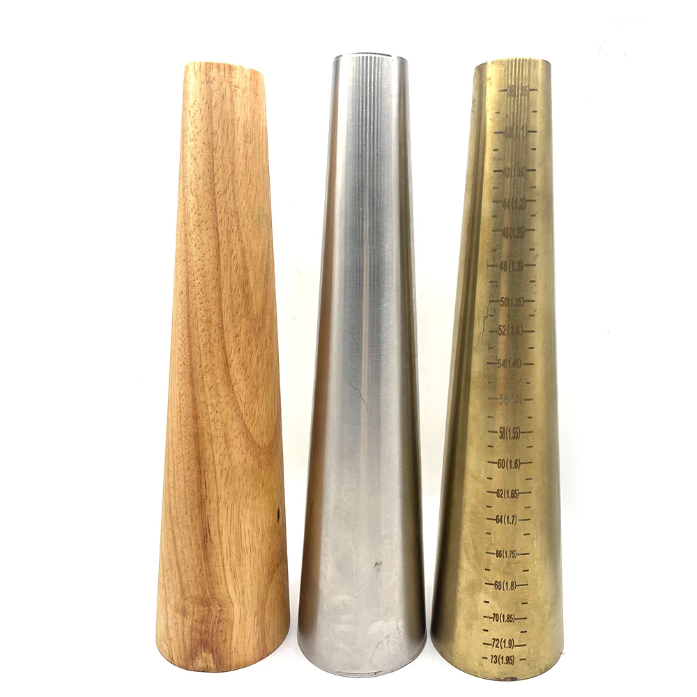 Stainless Steel Bracelet Mandrel Sizing Tool Round Oval Wooden Bangle Shaping Tool DIY Jewelry Mandrel for Beginners