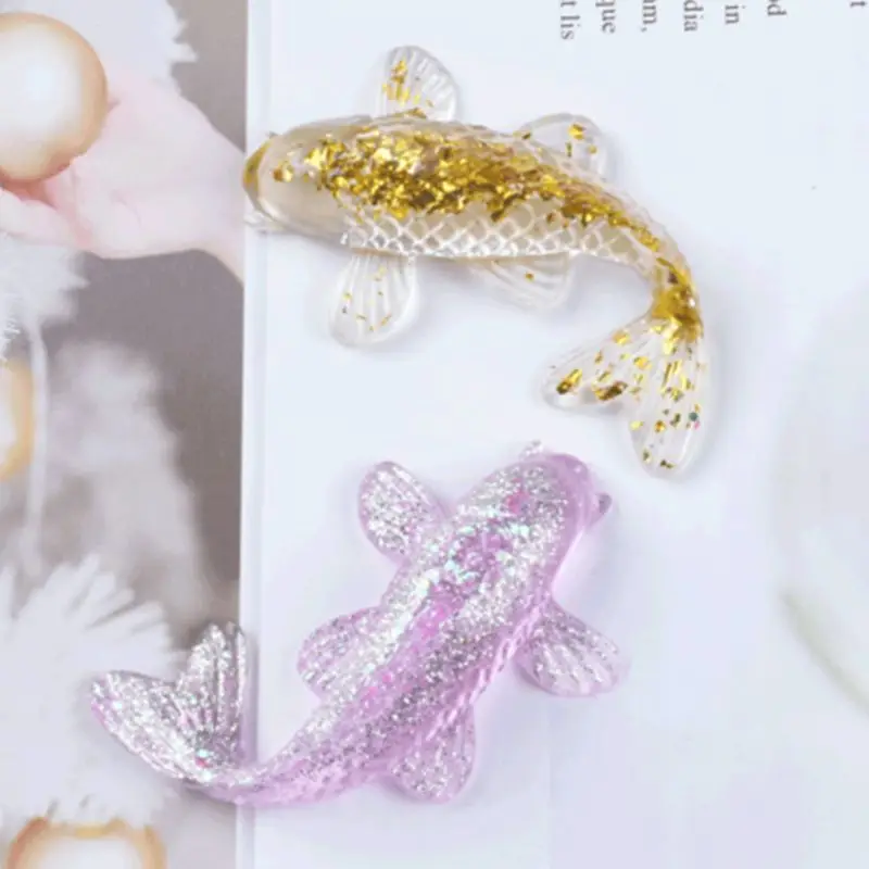 Fish Shape Epoxy Molds Transparent Silicone Mold Decorative Resin Mould Handmade DIY Crafts Pendant Tools Wholesale