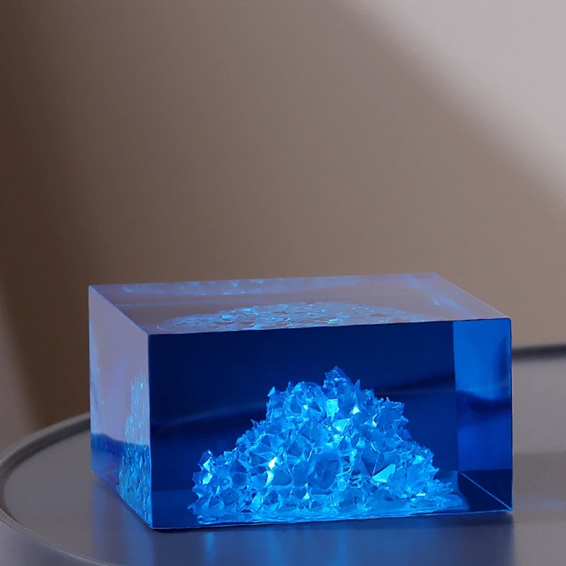 Resin Crystal Moulds UV Epoxy Resin Filler Charms Molds Crystal Cluster Molds for DIY Wedding Home Table Ornaments