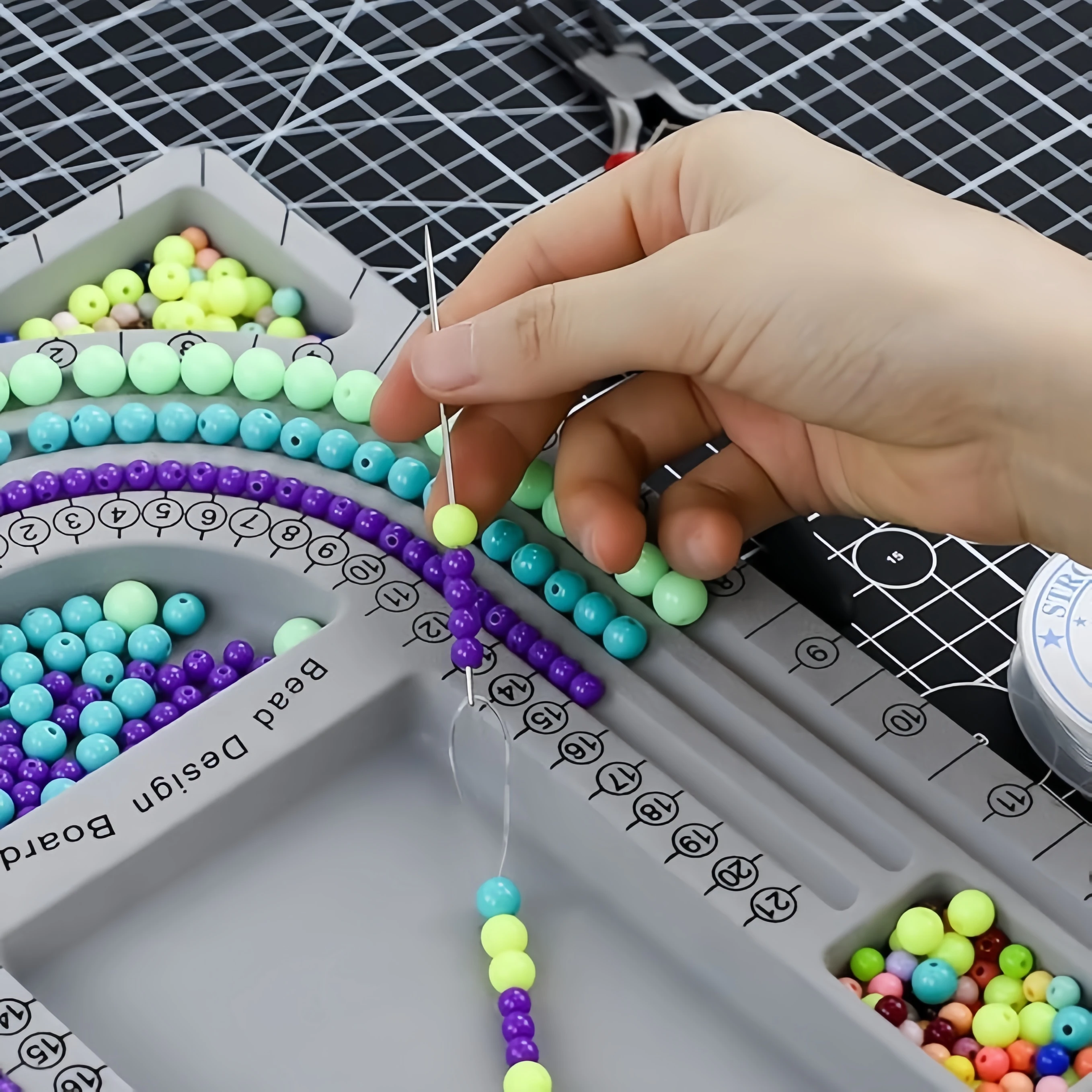 Pink-Tools, Making Kit, DIY Necklace Making Supplies, Beading Tray, For Jewelry Making Beading Design, Jewelry Pliers, Necklace