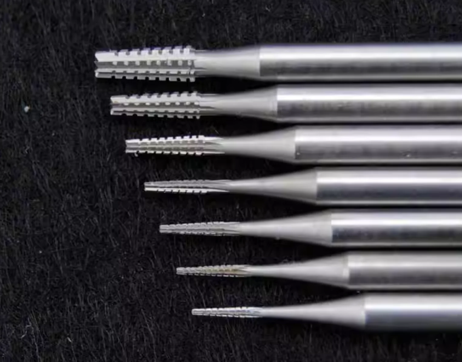 6pcs/set Steel Burs for Jewellery Engraving Metal Drill Carving Grinding Bits 2.35mm Shank Jewelry Tools