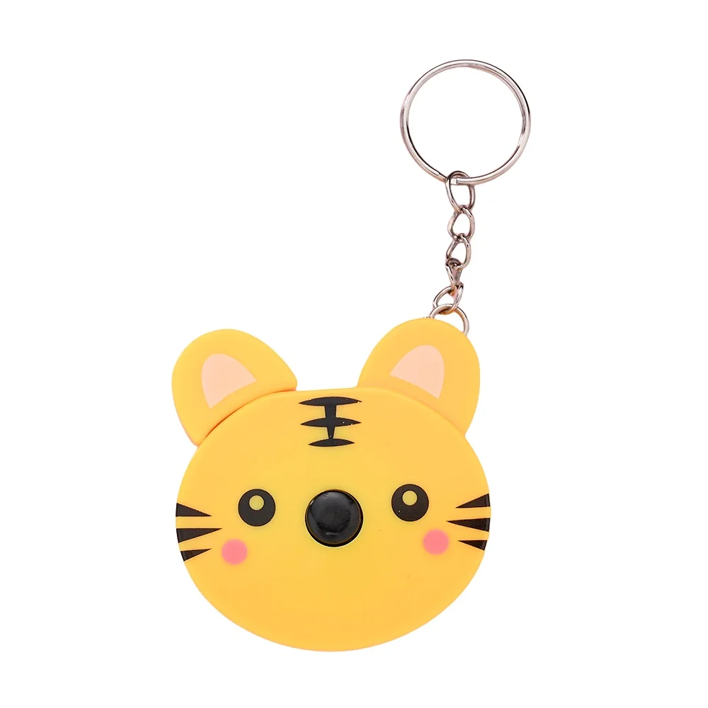 iYOE 1pc 1.5m Animal Keychain Soft Tape Measure Retractable Double Scale Automatic Sewing Tape Measure Ruler Tools Tailor Craft