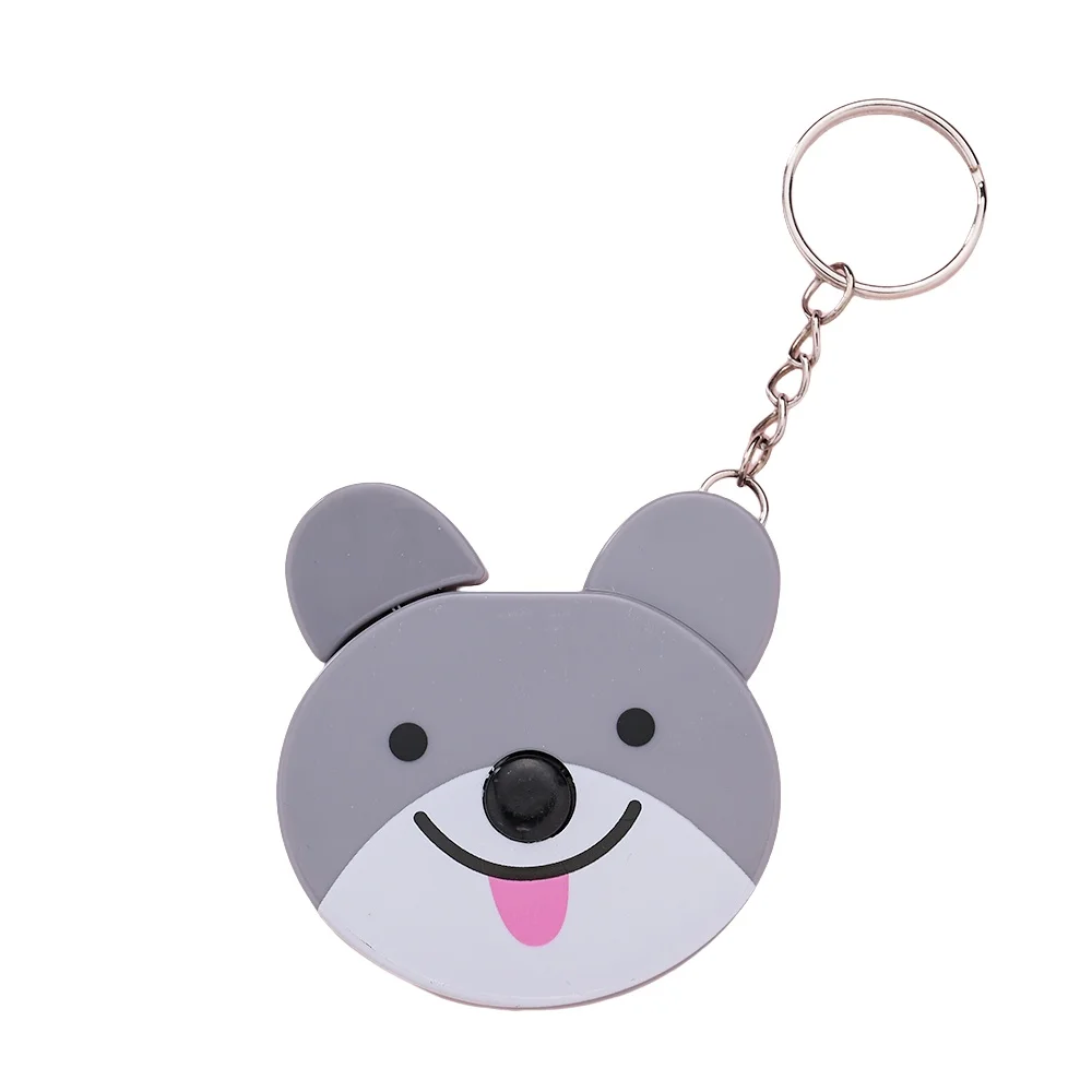 iYOE 1pc 1.5m Animal Keychain Soft Tape Measure Retractable Double Scale Automatic Sewing Tape Measure Ruler Tools Tailor Craft