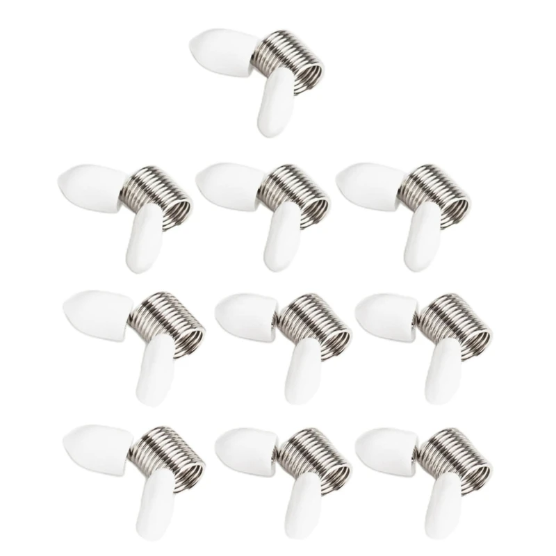 4/8/10Pcs Stainless Steel Bead Stoppers Creative Bead Wire Ends Jewelry Beading Stringing Wire Tools for Jewelry Making