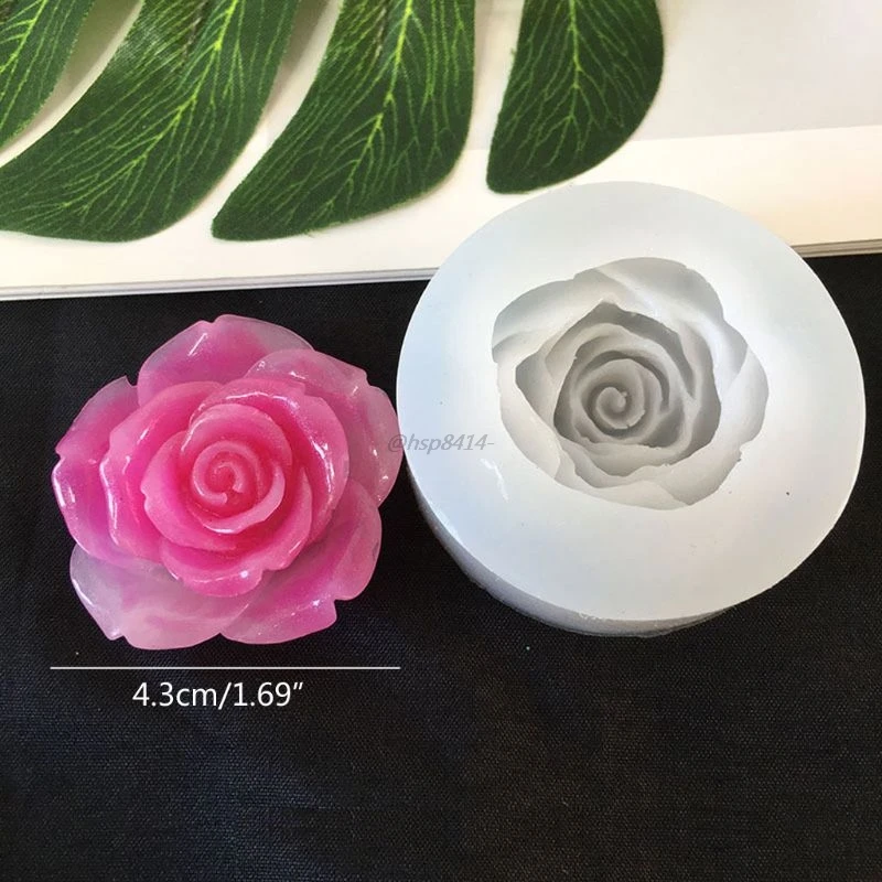 DIY Flower Silicone Molds Epoxy Resin Camellia Peony Daisy Lotus Flower Jewlery Making Tools