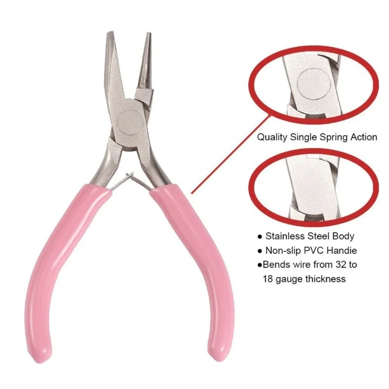Professional Jewelry Pliers Beading Pliers Jewelry Repair Pliers Wire Wrapping Tool Craft Supplies for Jewelry Making
