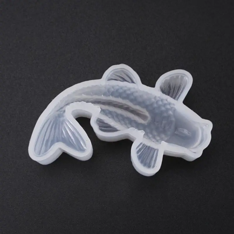 Silicone Mold Fish Shape Mini Transparent Decorative Epoxy Resin Moulds for DIY Necklace Earrings Jewelry Making Supply