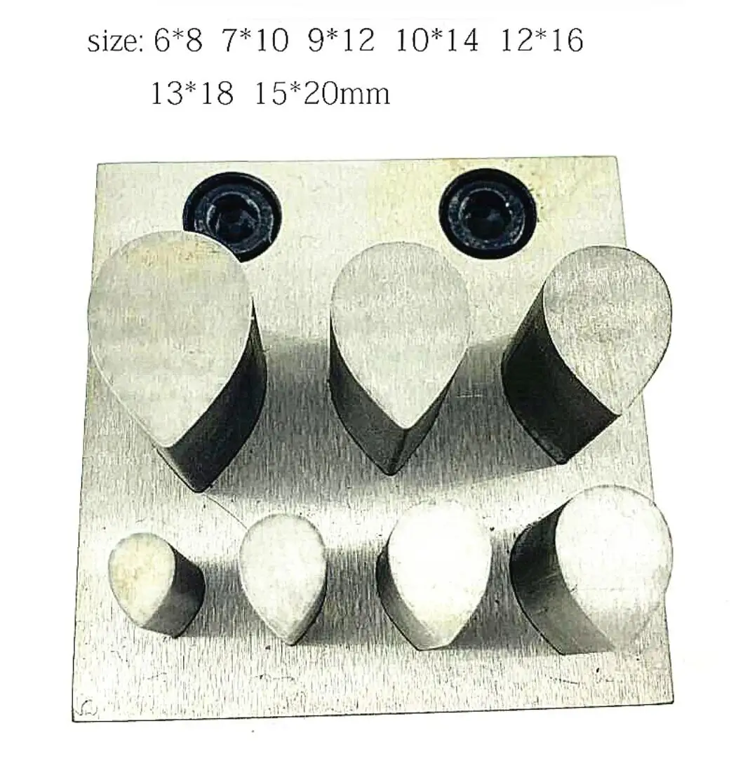 CR12 steel Disc Cutter Jewelry Making Bone Punching Cut Hole Punch Forming Die Cutting Tool Necklace Pendant Charm DIY