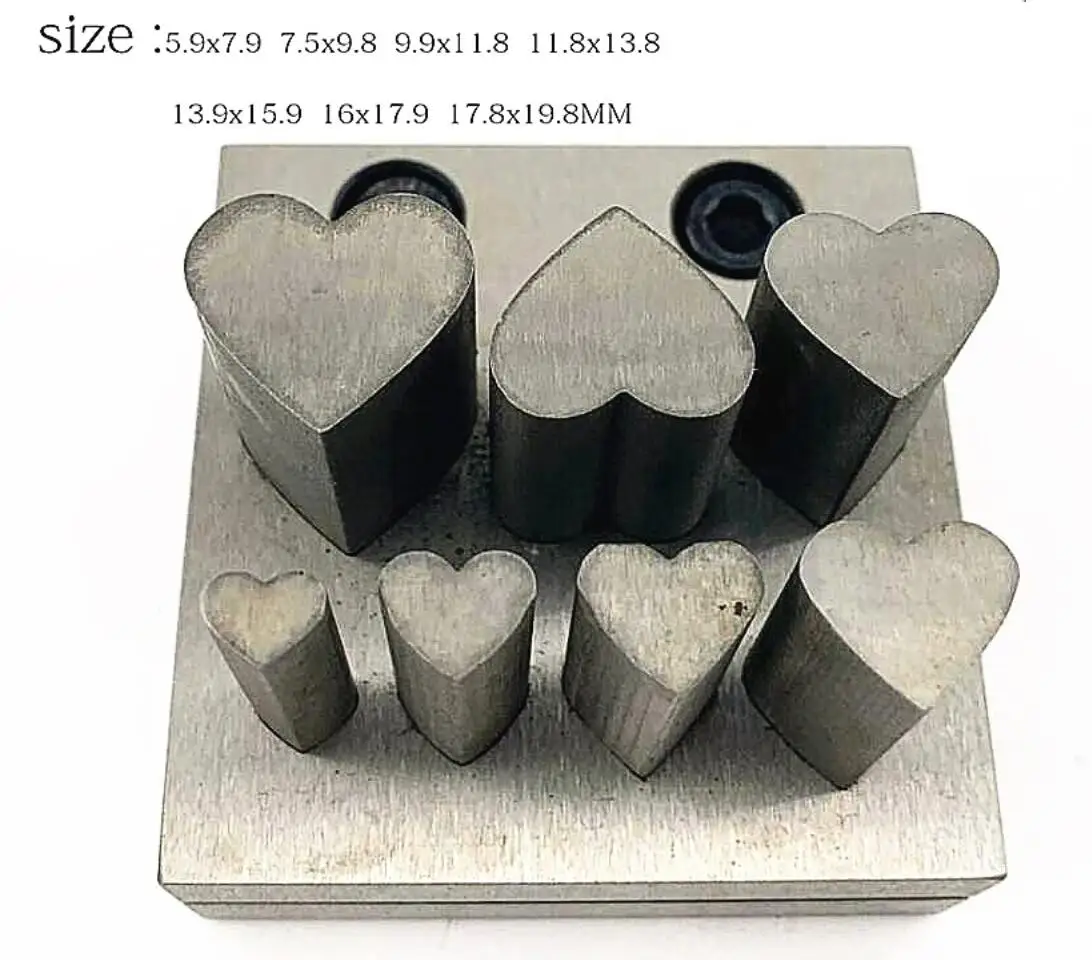 CR12 steel Disc Cutter Jewelry Making Bone Punching Cut Hole Punch Forming Die Cutting Tool Necklace Pendant Charm DIY