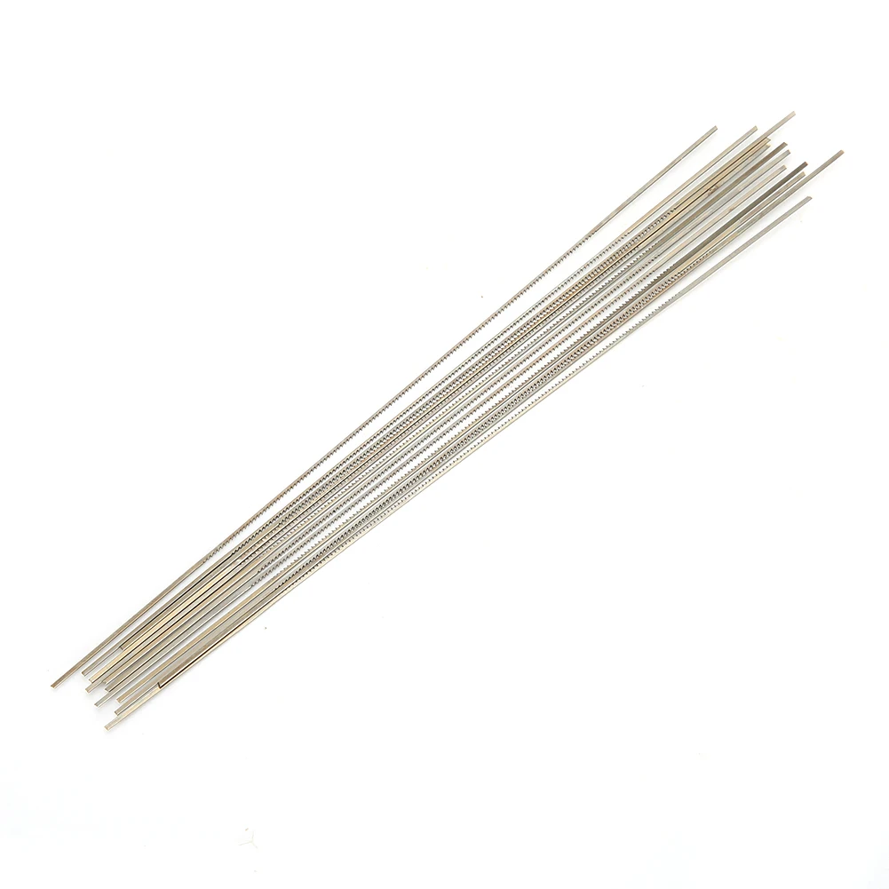 12pcs Tungsten Steel Double Sword Saw Cutting Blades Jewelers Saw Cutting Blades Metal Jewelry Wax Engraving DIY Hand Tool
