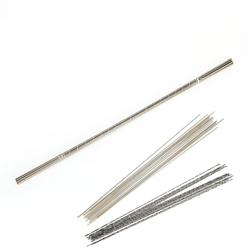 12pcs Tungsten Steel Double Sword Saw Cutting Blades Jewelers Saw Cutting Blades Metal Jewelry Wax Engraving DIY Hand Tool