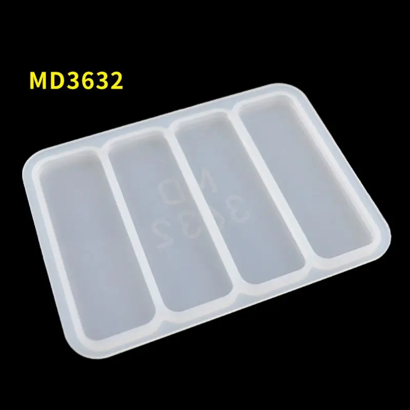 Handmade Barrettes Silicone Epoxy Resin Molds DIY Hair Pin Acrylic Mold Alligator Hair Clip Molds Jewelry Making Tools