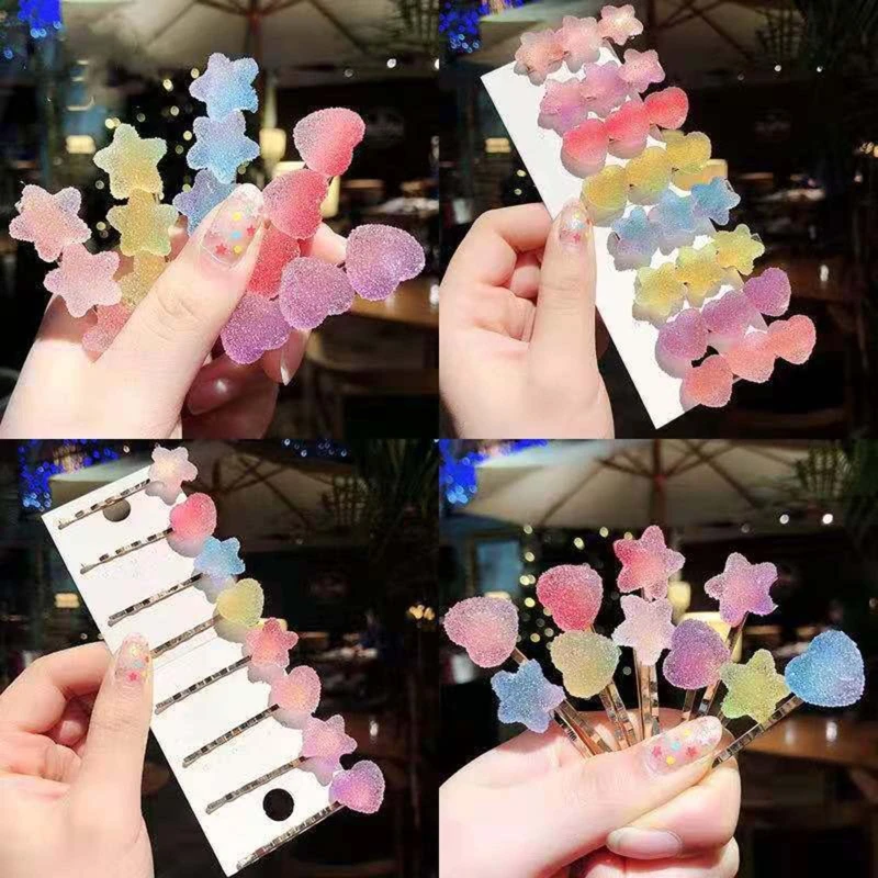 Handmade Barrettes Silicone Epoxy Resin Molds DIY Hair Pin Acrylic Mold Alligator Hair Clip Molds Jewelry Making Tools