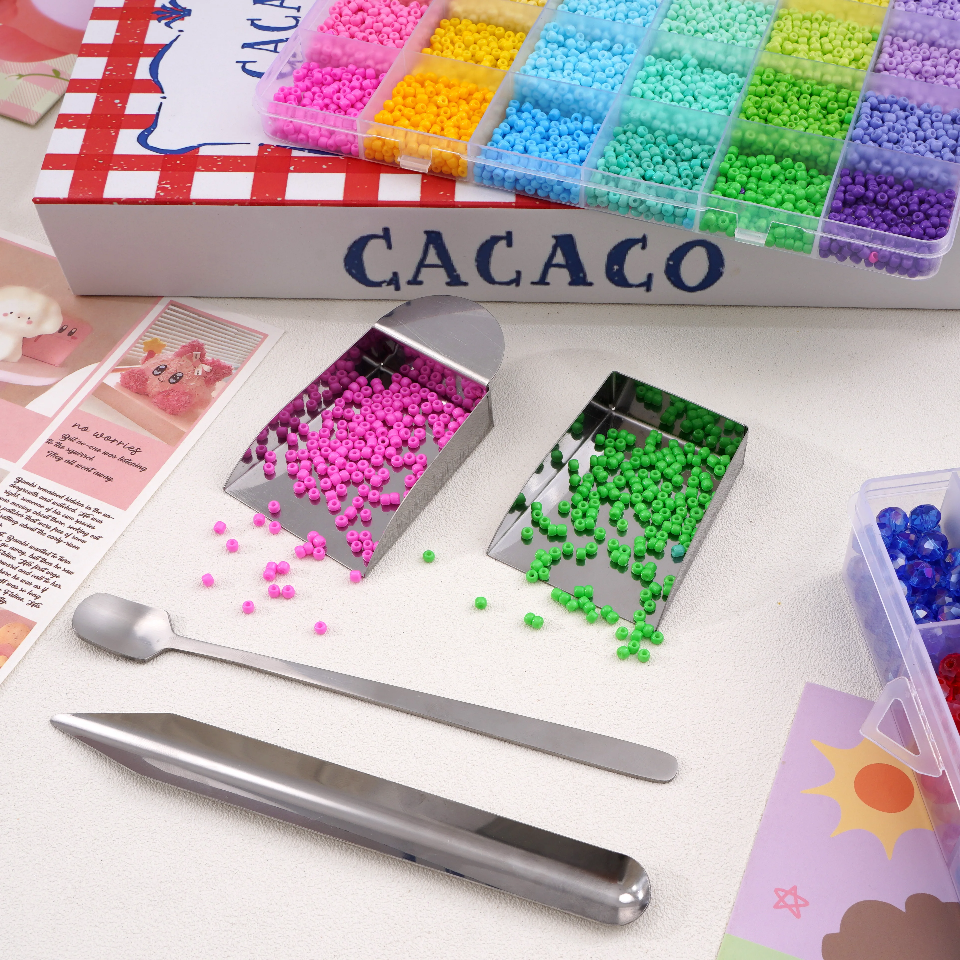 1Pc Professional Stainless Steel Seed Beads Shovel Jewelry Hand Tool Pick Up Storage Tools For Jewelry DIY Handmade Making
