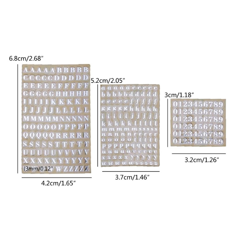 5Pcs Metal 26 Mini Alphabet Letters Decor Stickers Gold Silver Epoxy Resin Filler For DIY Silicone Molds Craft Making Fillings