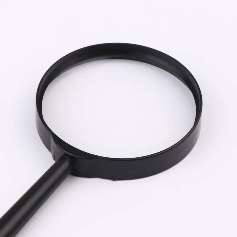 1 Piece Reading Glass Lens Magnifier 40/50/60/75/90/100mm Hand Held 5X Magnifying Loupe