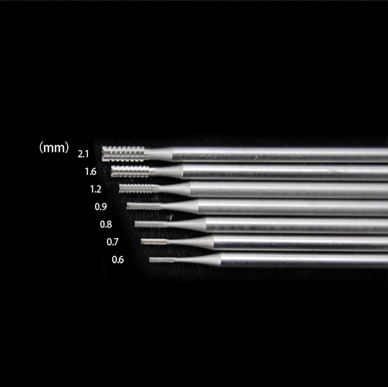 6pcs/set HSS Steel Burs for Jewellery Engraving Metal Drill Carving Grinding Bits 2.35mm Shank Jewelry Tools