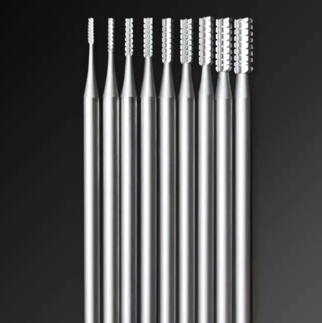 6pcs/set HSS Steel Burs for Jewellery Engraving Metal Drill Carving Grinding Bits 2.35mm Shank Jewelry Tools