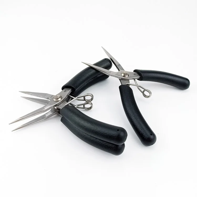 118MM/4.6IN Needle Nose Pliers, Precision Long Nose Pliers for Jewelry Making, Electronics Repair, Wire Cutting, Hand Tool