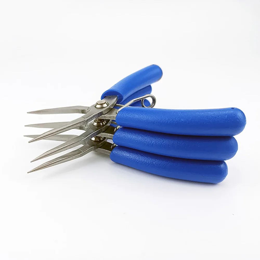118MM/4.6IN Needle Nose Pliers, Precision Long Nose Pliers for Jewelry Making, Electronics Repair, Wire Cutting, Hand Tool