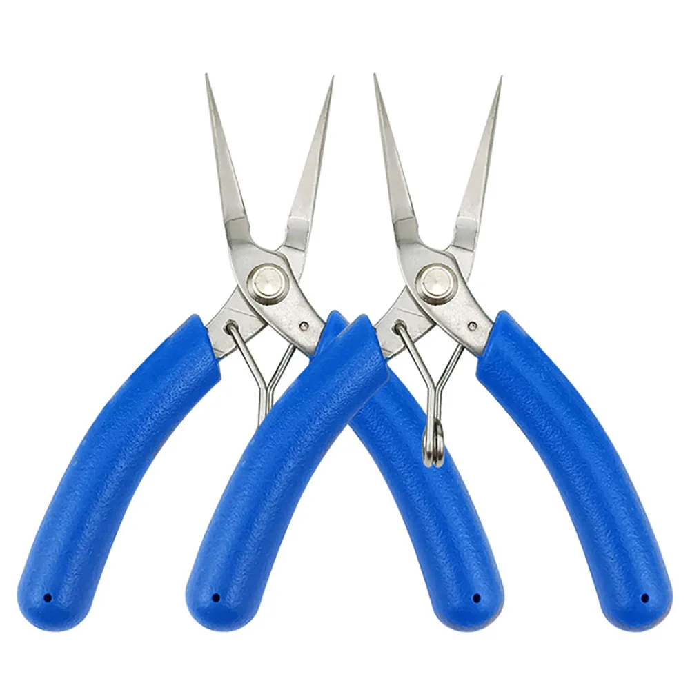 118MM/4.6IN Needle Nose Pliers, Precision Long Nose Pliers for Jewelry Making, Electronics Repair, Wire Cutting, Hand Tool