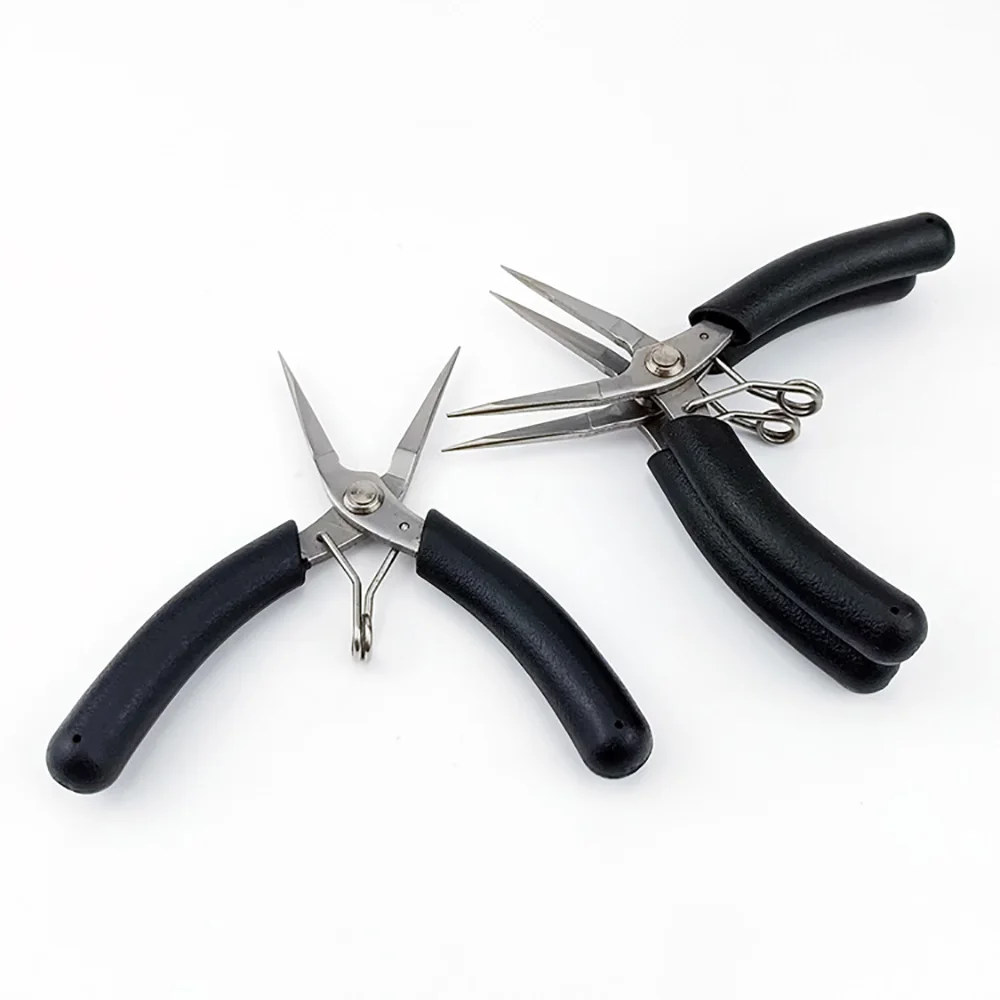 118MM/4.6IN Needle Nose Pliers, Precision Long Nose Pliers for Jewelry Making, Electronics Repair, Wire Cutting, Hand Tool
