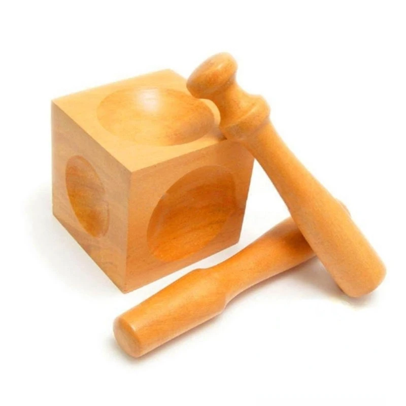 Durable Wood Doming Block and Punches Jewelry Making Tools Wood Dapping Block Perfect for Soft Metal Jewelry Making